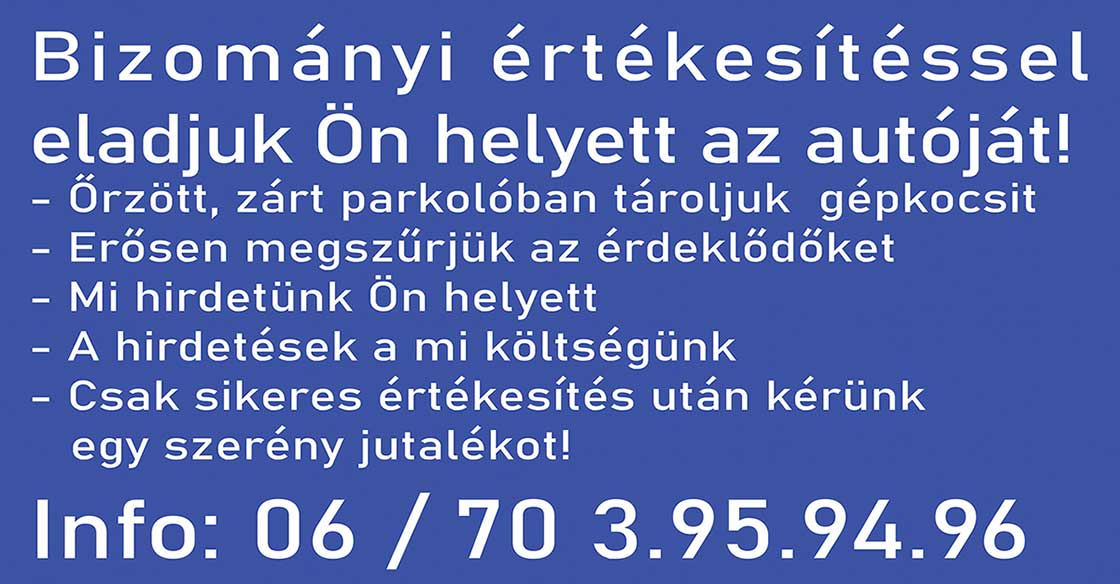 Toyota bizományi értékesítés